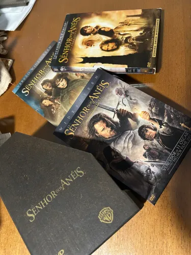 Coleção DVDs do filme O Senhor dos Anéis
