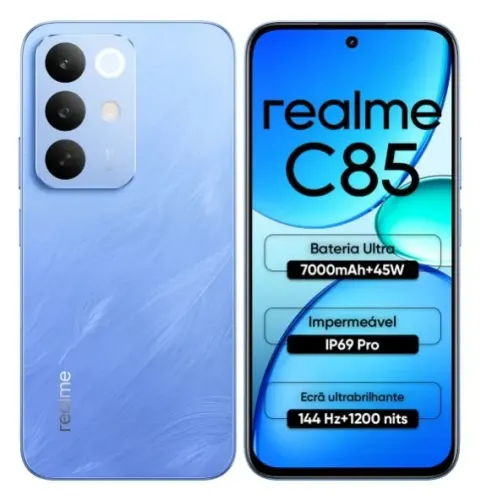 Realme C85 8/256 NFC IP69 Lacrado Original 1 Ano Garantia