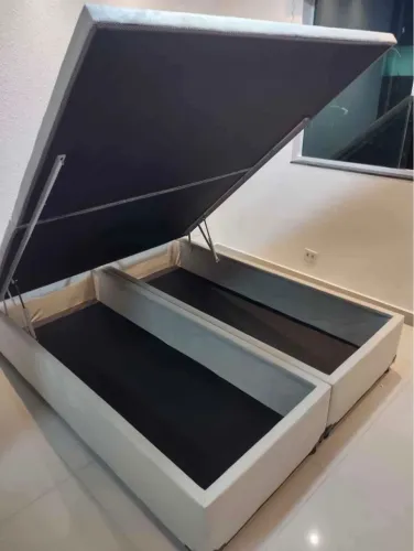 Cama Queen king solteiro casal bau 