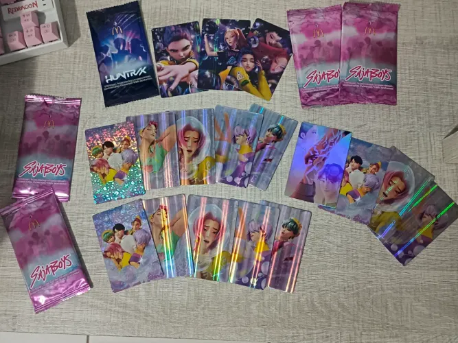 photocards guerreiras do kpop McDonald's (valor de 17 cards)