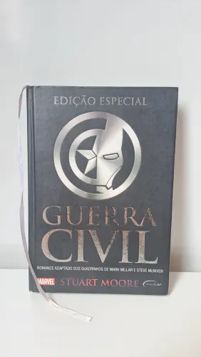 livro Guerra Civil - Stuart Moore EDIÇÃO ESPECIAL com pôster