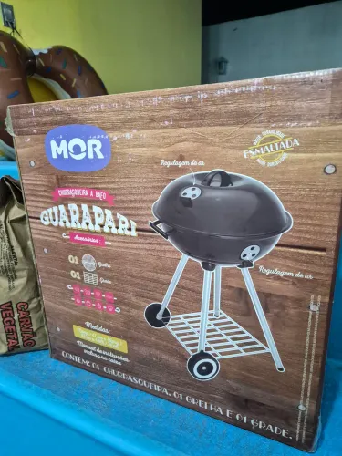 Churrasqueira a bafo Guarapari e acessórios