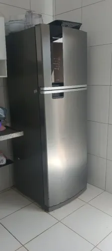 Geladeira Brastemp Frost Free Duplex Inox painel digital 463 Litros
