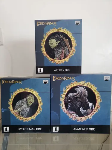 O Senhor dos Anéis- Goblins(orcs de Moria) Iron studios