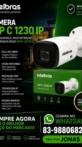 CÂMERA VIP 1230 BULLET INTELBRAS