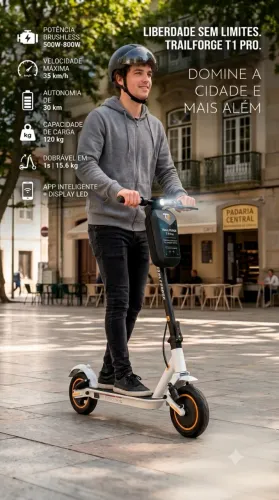 Patinete Elétrico T1 TrailForge 500W