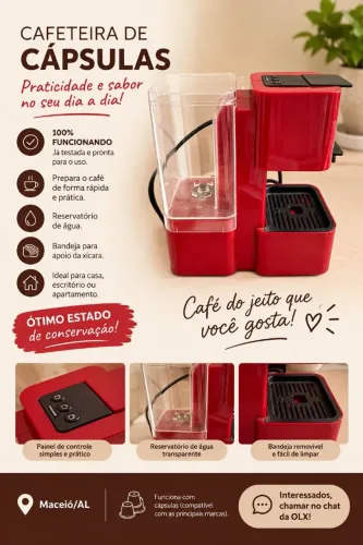  Cafeteira de cápsulas - Vender Rápido 
