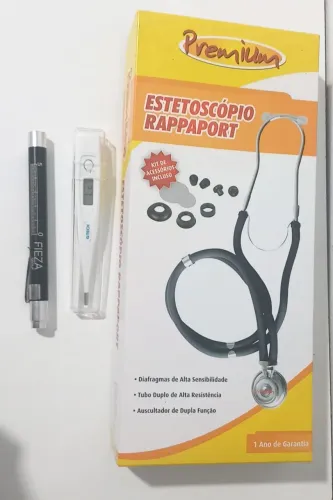 kit estetoscópio mais acessórios