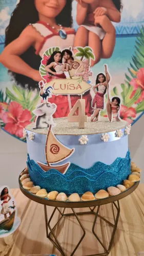 Bolo Fake Moana EVA