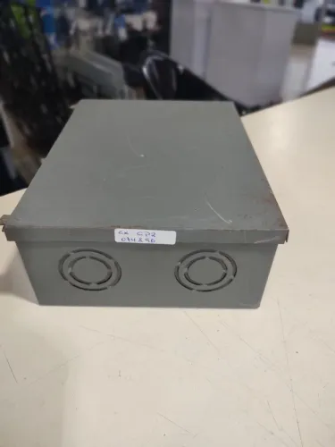 Caixa p/ linha elétrica CP 2 chapa galvanizada - lote c/ 4 pçs