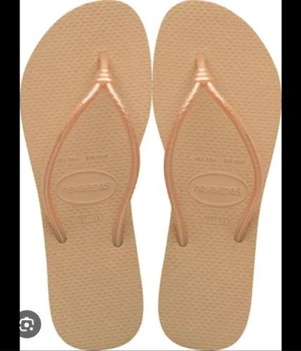 Chinelo Havaianas Original Dourado Tamanho 35/36