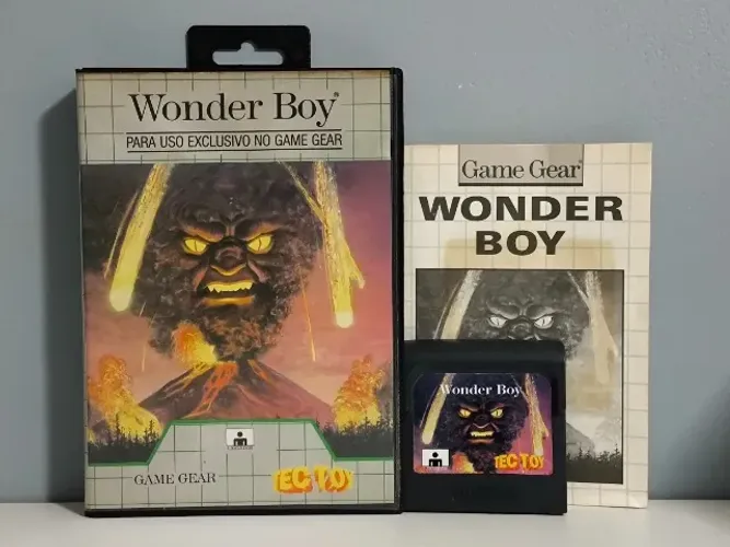 Wonder Boy Game Gear TECTOY Completo | Caixa + Manual Original | Raro para Coleção