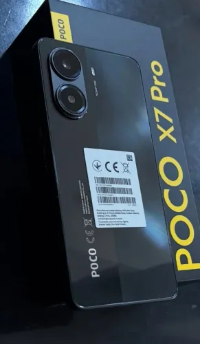 Celular Xiaomi Poco X7 PRÓ 5G NFC 512GB Preto -- GLOBAL Lacrado com Garantia - Loja fosica