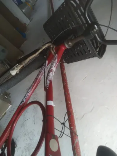 Bicicleta monarquia com cesta e bagageiro