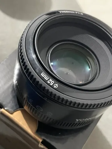 Lente 50mm Yongnuo novinha