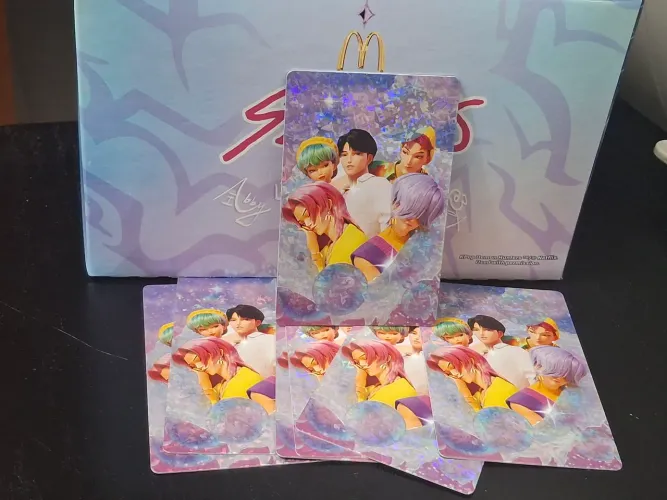 Photocard Saja Boys Avulso - Guerreiras do Kpop Mc Donalds Kpop Demon Hunters