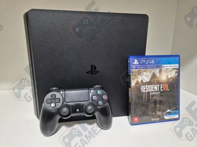 PS4 | Playstation 4 Slim 1TB Seminovo + Garantia | Aceito Cartão!!!