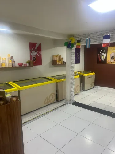 Loja de sorvete e Hambugueria montada e funcionando. 