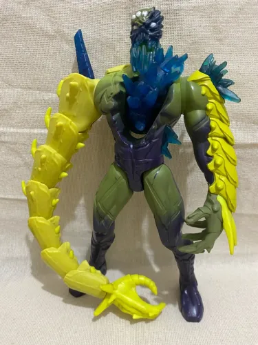 boneco max steel vilão braço articulado 2011