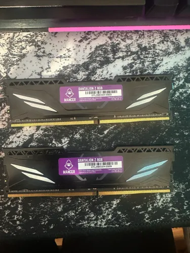 Memória ddr 4 MANCER 2x 8gb 16gb 3200mhz ac cartão