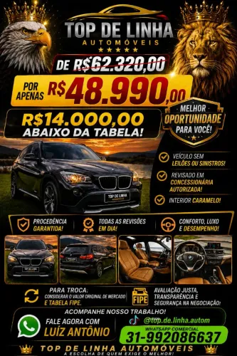 BMW X1 Sdrive 18I 2.0 16V 4X2 Aut. 2012