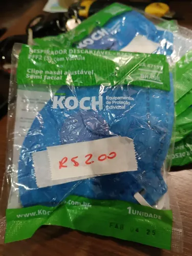 Máscara Koch PFF2S com respirador