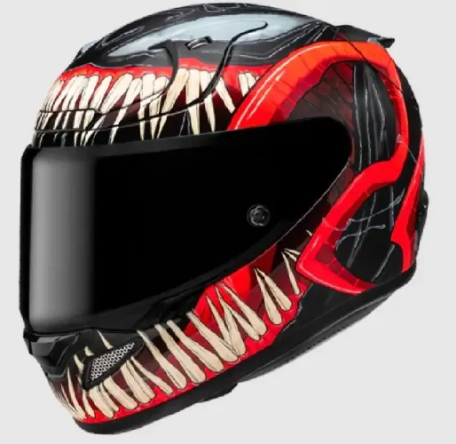 Capacete Hjc Venom 3 Rpha12 Venom III Mc1sf Original Hjc + Viseira Fumê e Pinlock