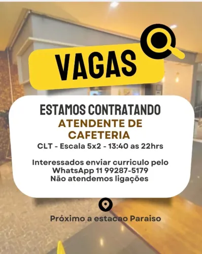 Atendente de cafeteria