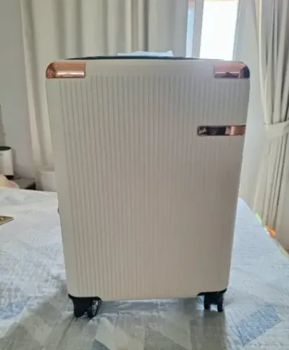 Mala de Despachar - 18kg, Zíper Duplo, Extensível, Rodas Giratórias 360°, Removível