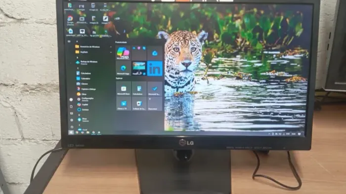 Monitor LG Led 19.5" modelo 20EN33SS Vga - Seminovo
