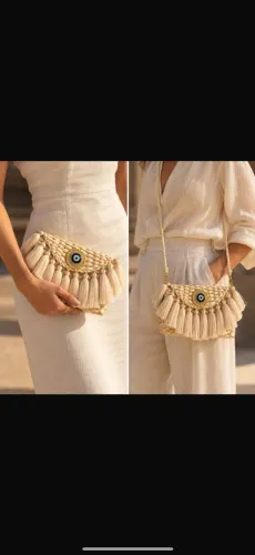 Bolsa de palha Lis Fiaschi 