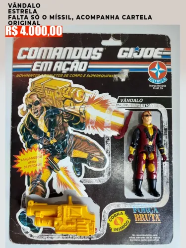 Cobra Piloto do Lethax (Força Bruta) Comandos em Ação Estrela Força Naja gi joe