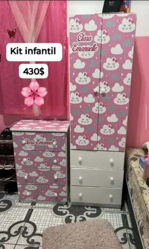 Kit infantil na promoção , por encomenda , paga na entrega