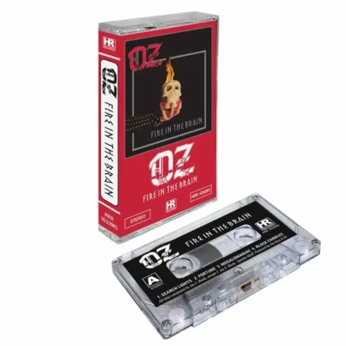 OZ - Fire In The Brain Cassete Tape HRR 2025 Heavy Metal Edição Limitada