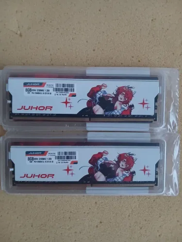 Memória DDR4 2X8GB 3200mhz Juhor Branca