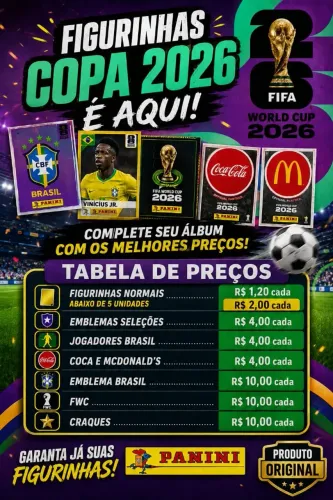 Figurinhas COPA 2026
