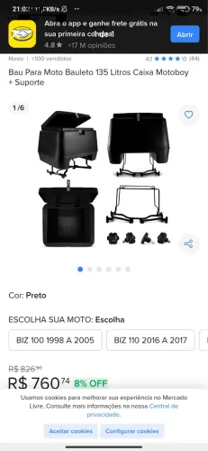 Baú 160L