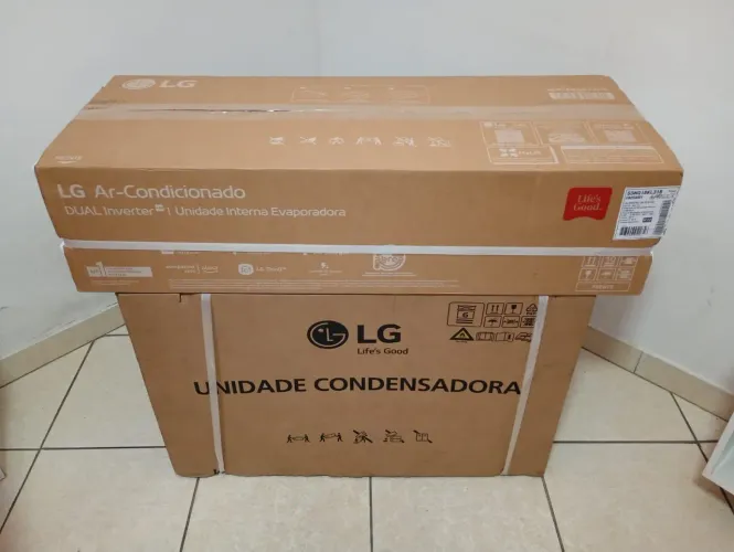 LG 24 mil BTUs inverter lacrado, quente frio, instalação inclusa!