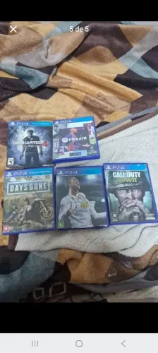 Jogos ps4 semi novos Mídia física impecável