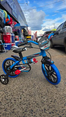 Bicicleta Aro 12 Masculino Veloz Azul