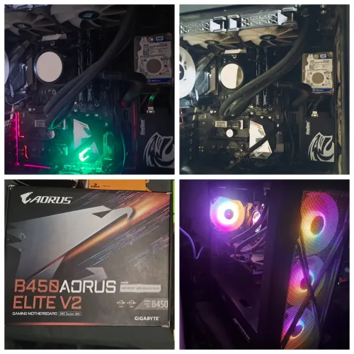 LEIA kit upgrade top Ryzen 7+16gb+placa mãe aorus+Watercooler rgb troca