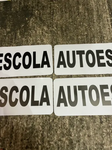 Kit faixa auto escola para prova prática