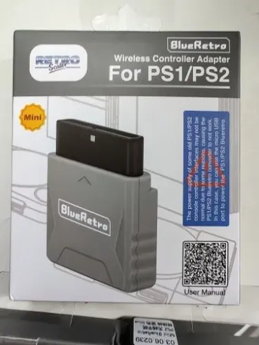 Retroscaler BlueRetro PS1,PS2 Adaptador para Controle (Cor Azul)