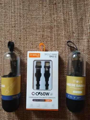 Cabos USB tipos V 8, C USB (normal), e duplo C, novos, (trançados é normais. Leiam todo. 