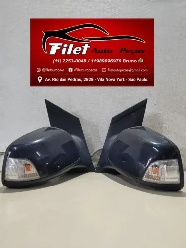 Par de retrovisores Ford Focus 2004 a 2013