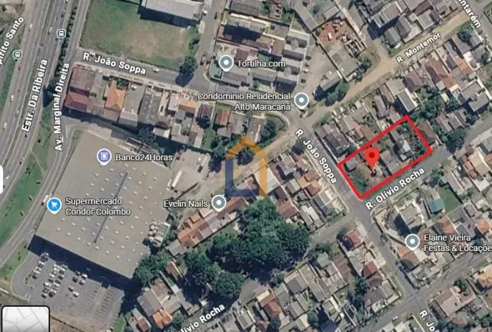 Terreno com 1.813m² em Colombo