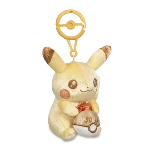 Pokemon Chaveiro Pikachu 30th Celebration Pelucia