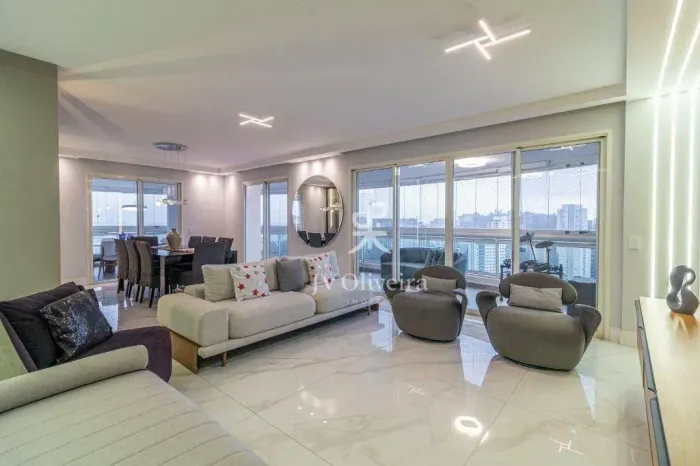Apartamento com 4 dormitórios para alugar, 240 m² por R$ 17.596,00/mês - Panamby - São Pau