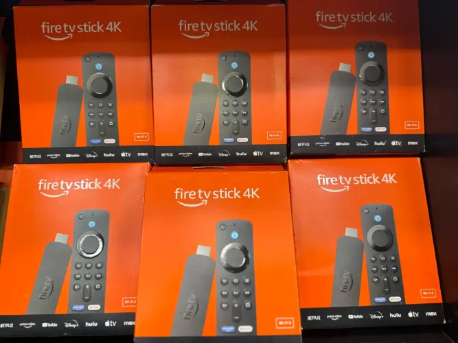Fire tv stick 4k Wi-Fi 6 comando de voz Alexa aceita game pass garantia 01 ano