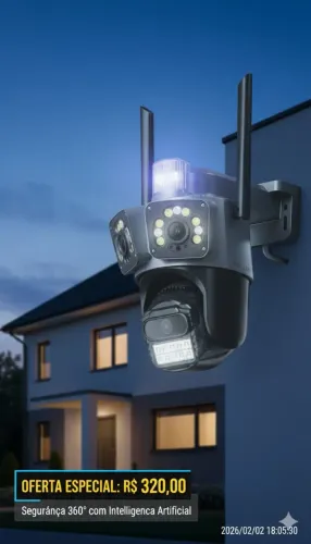 camera tripla com wi-fi 